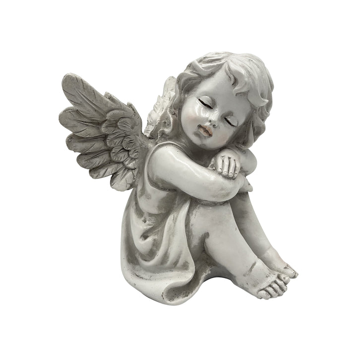 Angel Girl Figurine Head in Knees