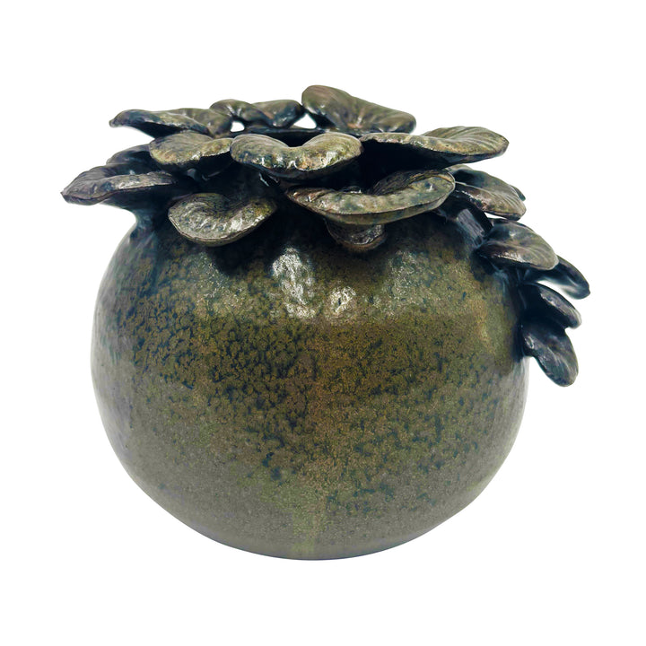 Terra Cotta Mushroom Pot