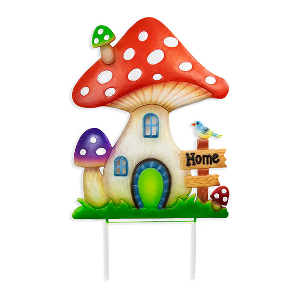 Metal Mushroom Home Stake