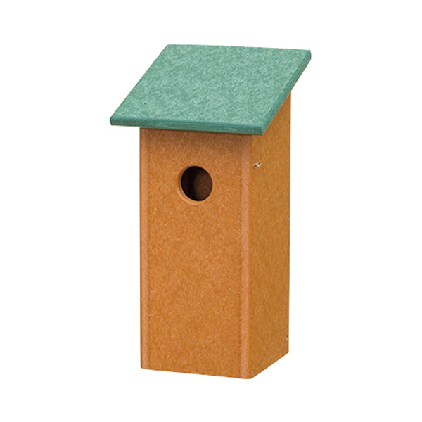 Bluebird House Green & Cedar
