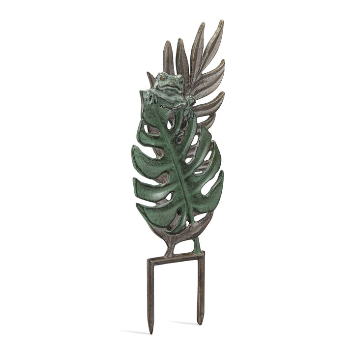 Frog & Bamboo Leaf Pot Trellis