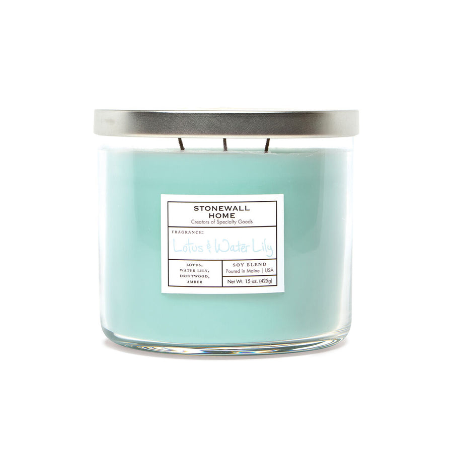 Stonewall Home Lotus & Water Lily Candle