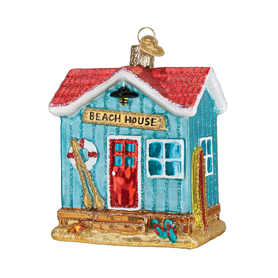Glass Beach House Ornament