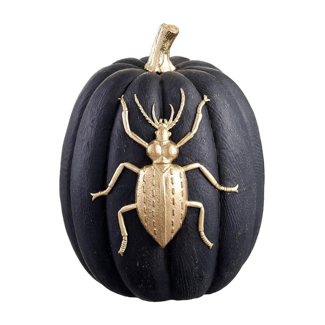 Creepy Critter Pumpkin With Beetle