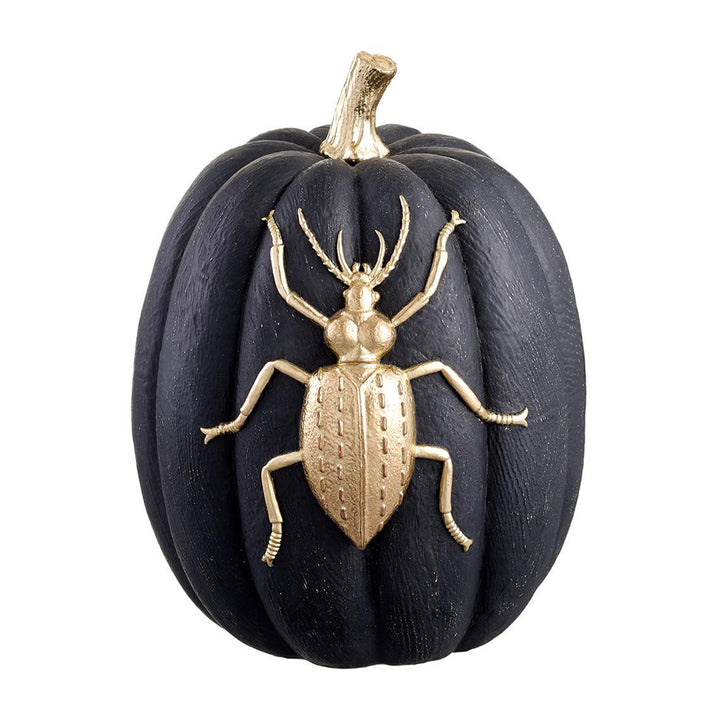 Creepy Critter Pumpkin With Beetle