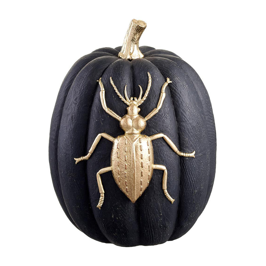 Creepy Critter Pumpkin With Beetle