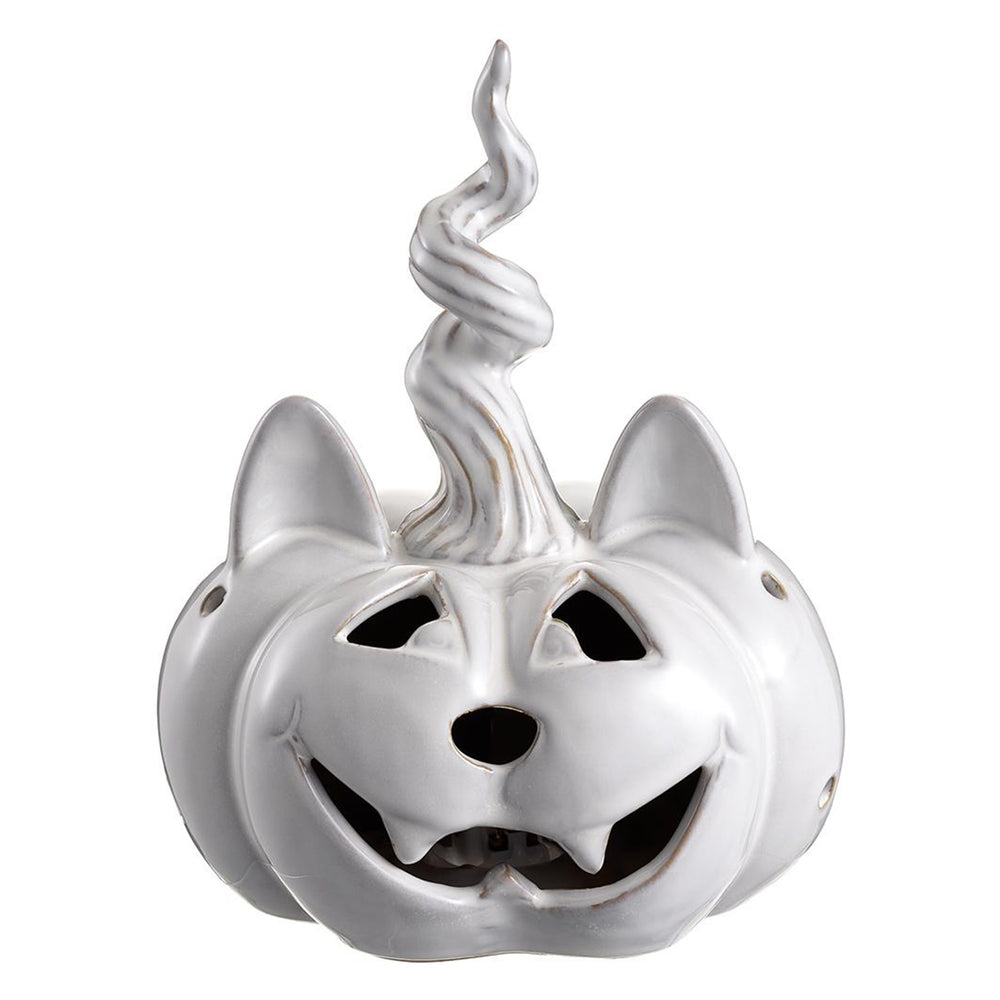 Light Up Cat Jack-O-Lantern