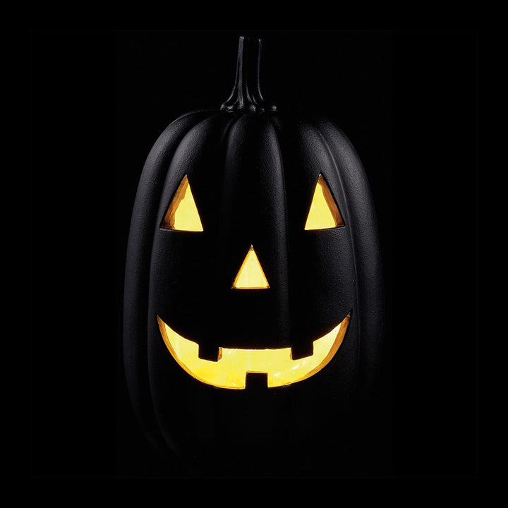Light Up Black Jack-O-Lantern