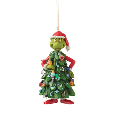 Grinch Dressed as Tree Ornament