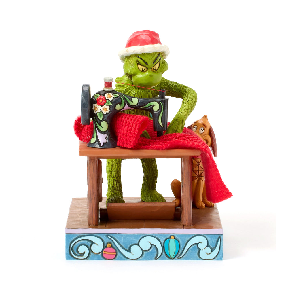 Grinch Sewing Santa Suit