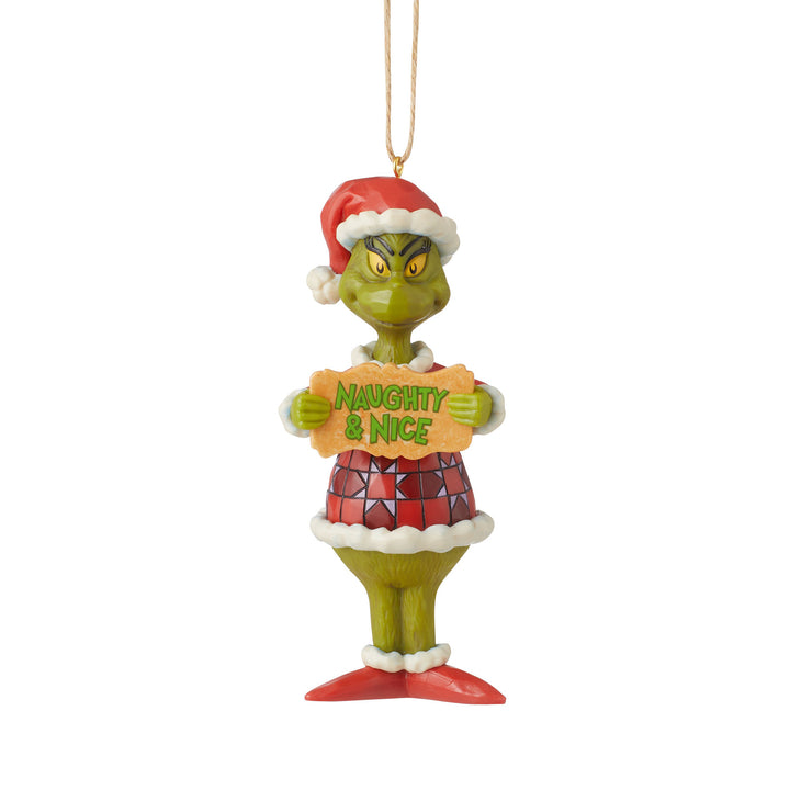 Grinch Naughty and Nice Ornament