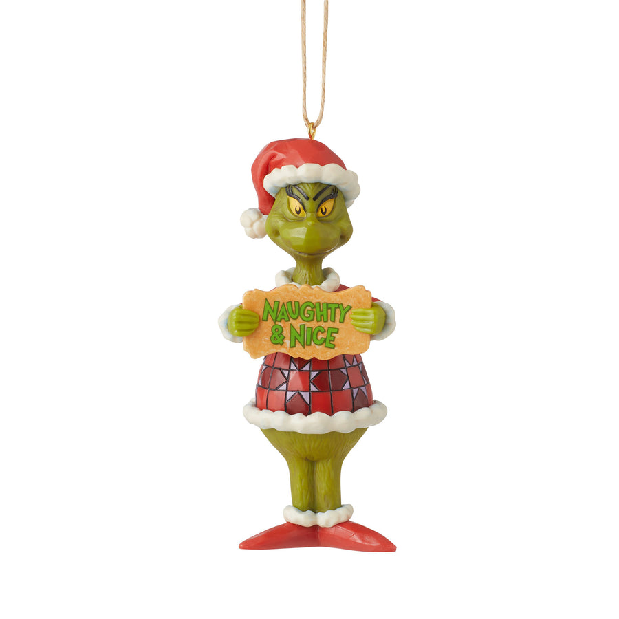 Grinch Naughty and Nice Ornament