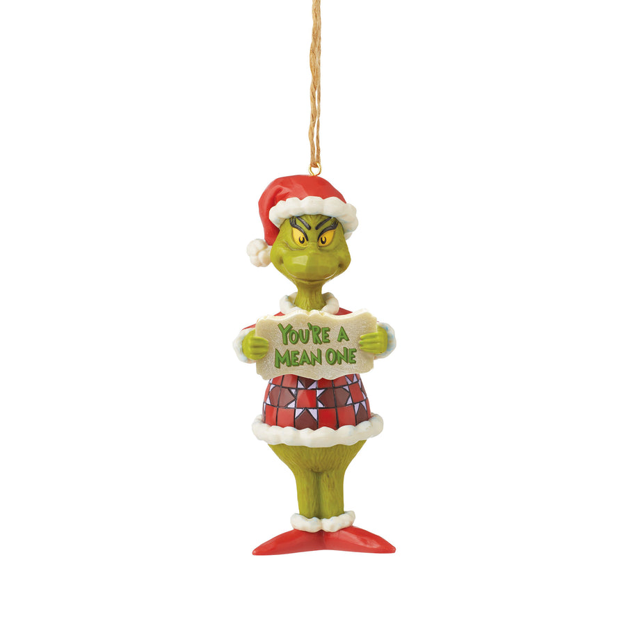 Grinch You're A Mean One Ornament