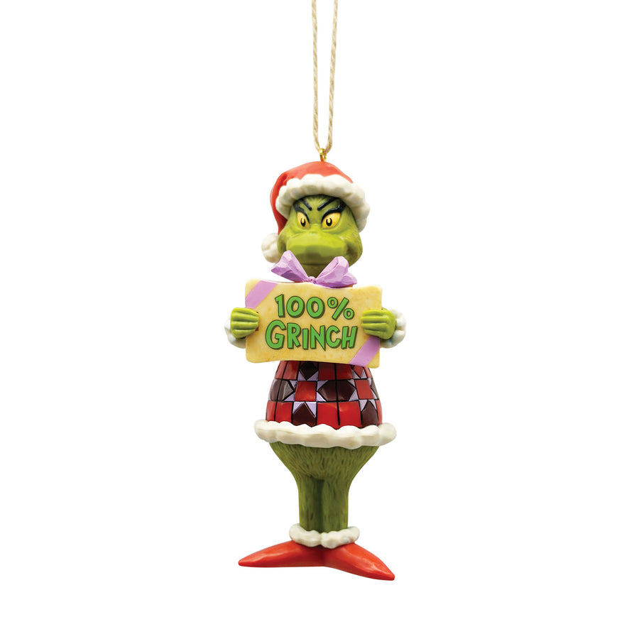 100% Grinch Ornament