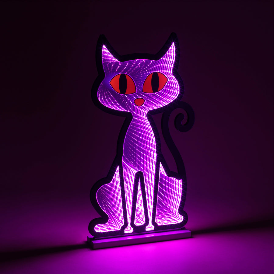 Infinity Lighted Halloween Cat