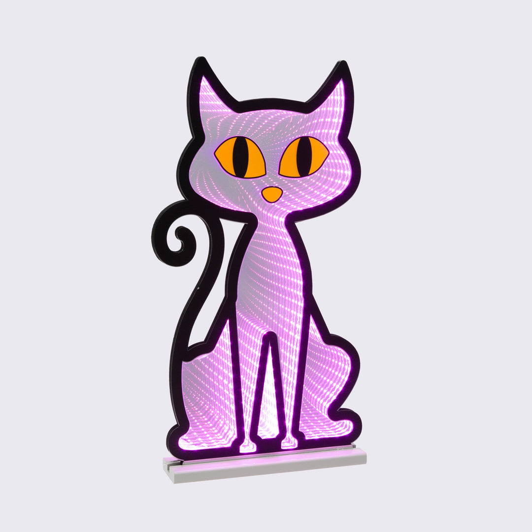 Infinity Lighted Halloween Cat