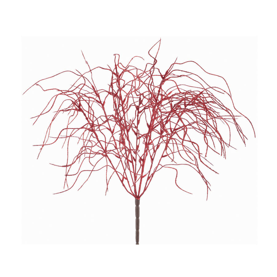 Glittered Red Grass Bush