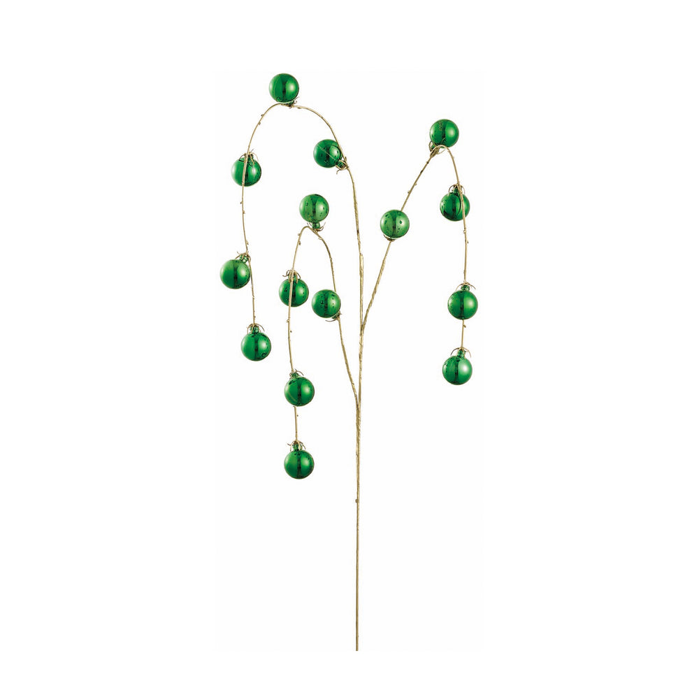Plastic Ball Hanging Spray Green