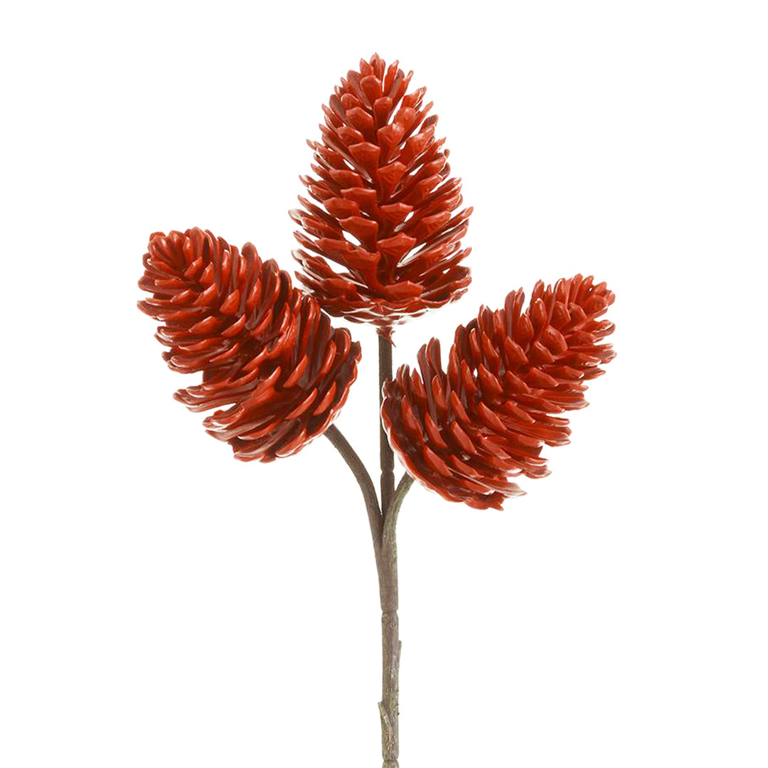 Red Pinecone Group Pick