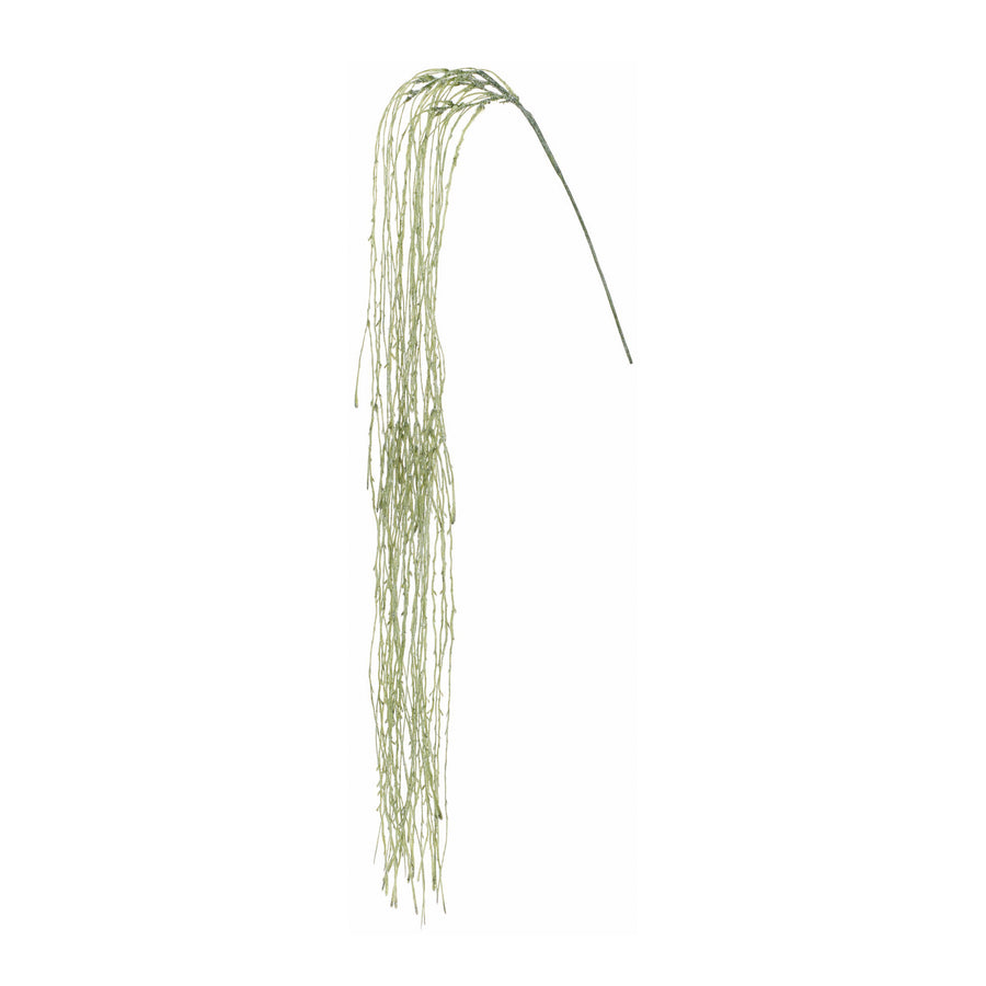 Glittered Hanging Willow Spray