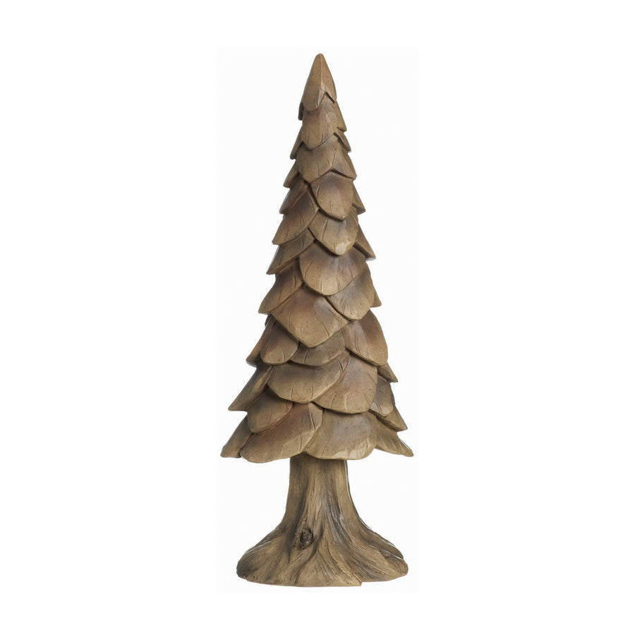 Wood Finish Table Top Tree