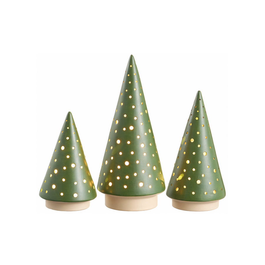 Light Up Ceramic Cone Tree