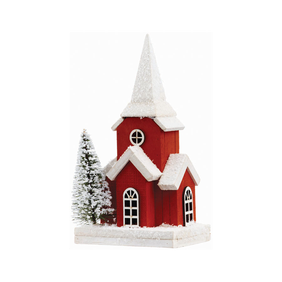 Snowy House with Sisal Tree