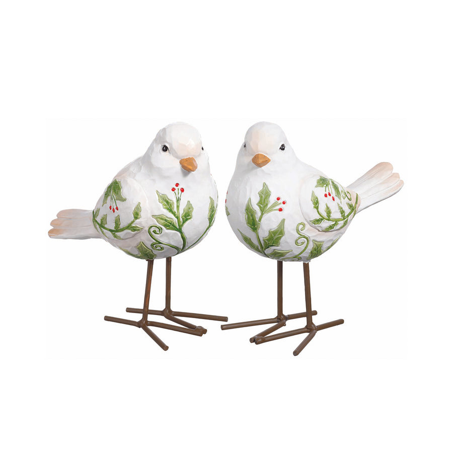 Holiday Bird with Holly Design