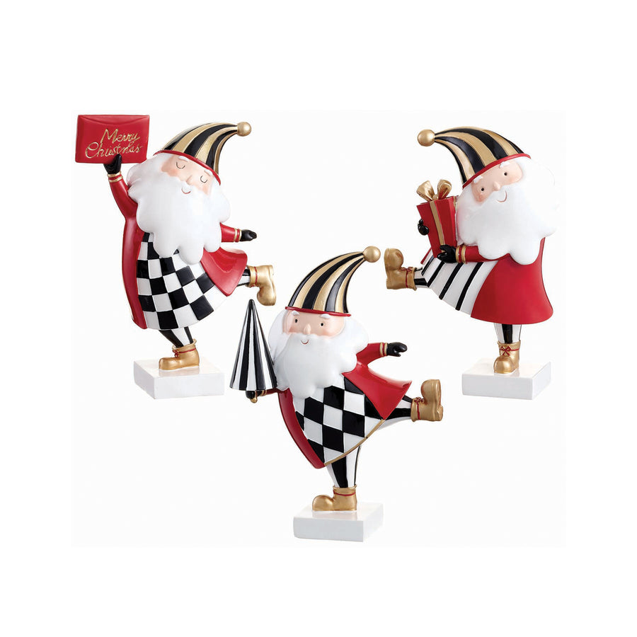 Resin Table Top Santa on Base