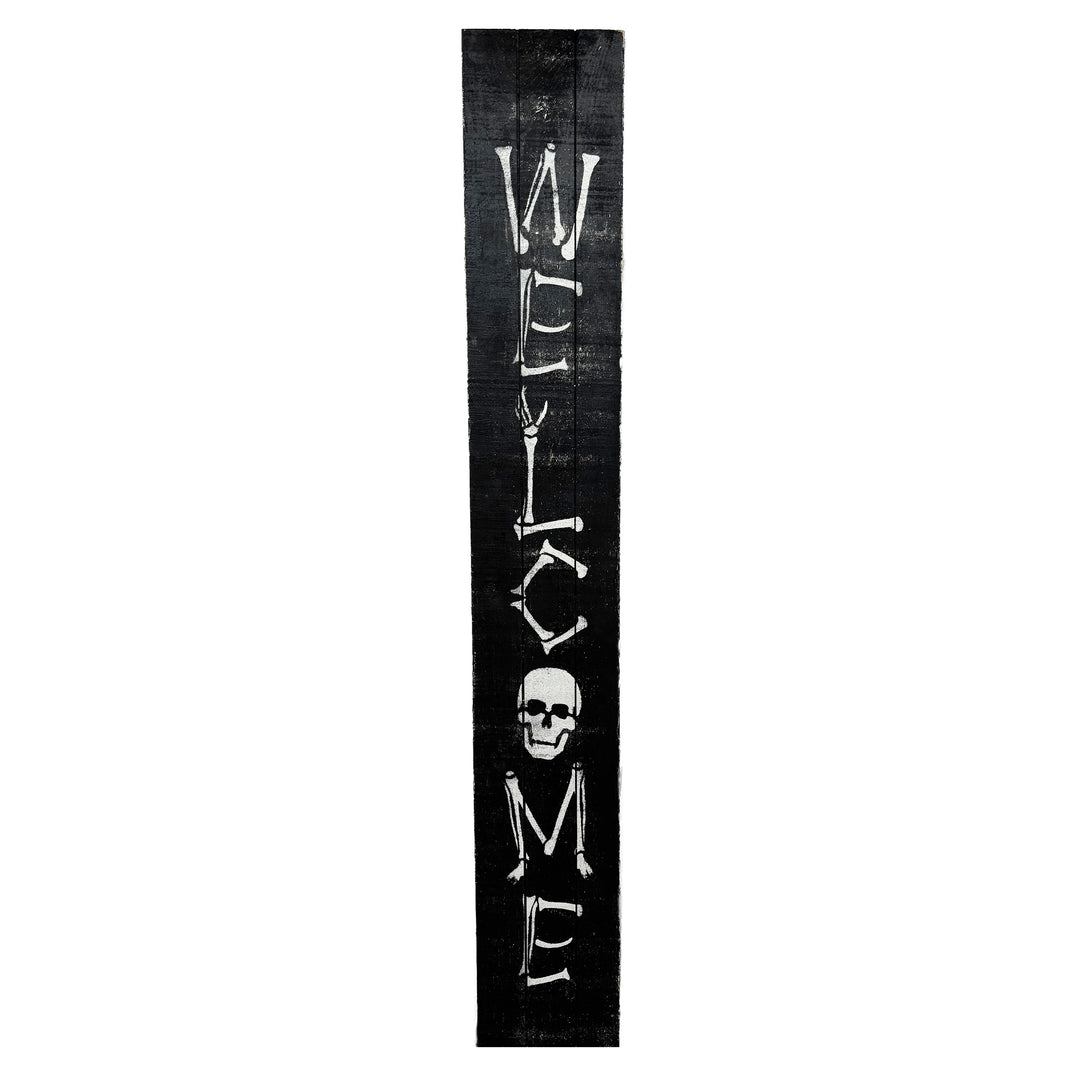 Welcome Skull Porch Board