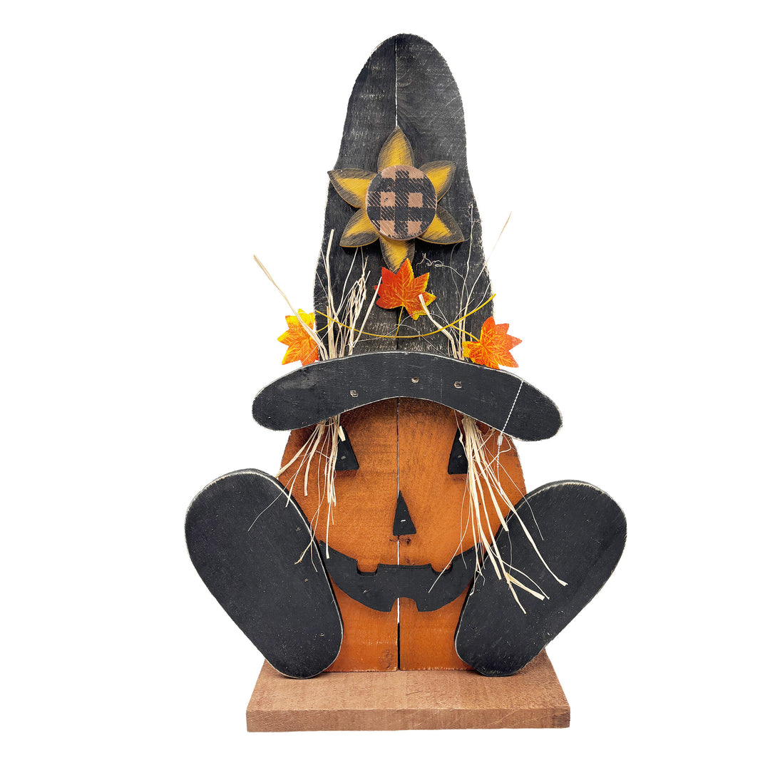 Sitting Jack-O-Lantern on Base
