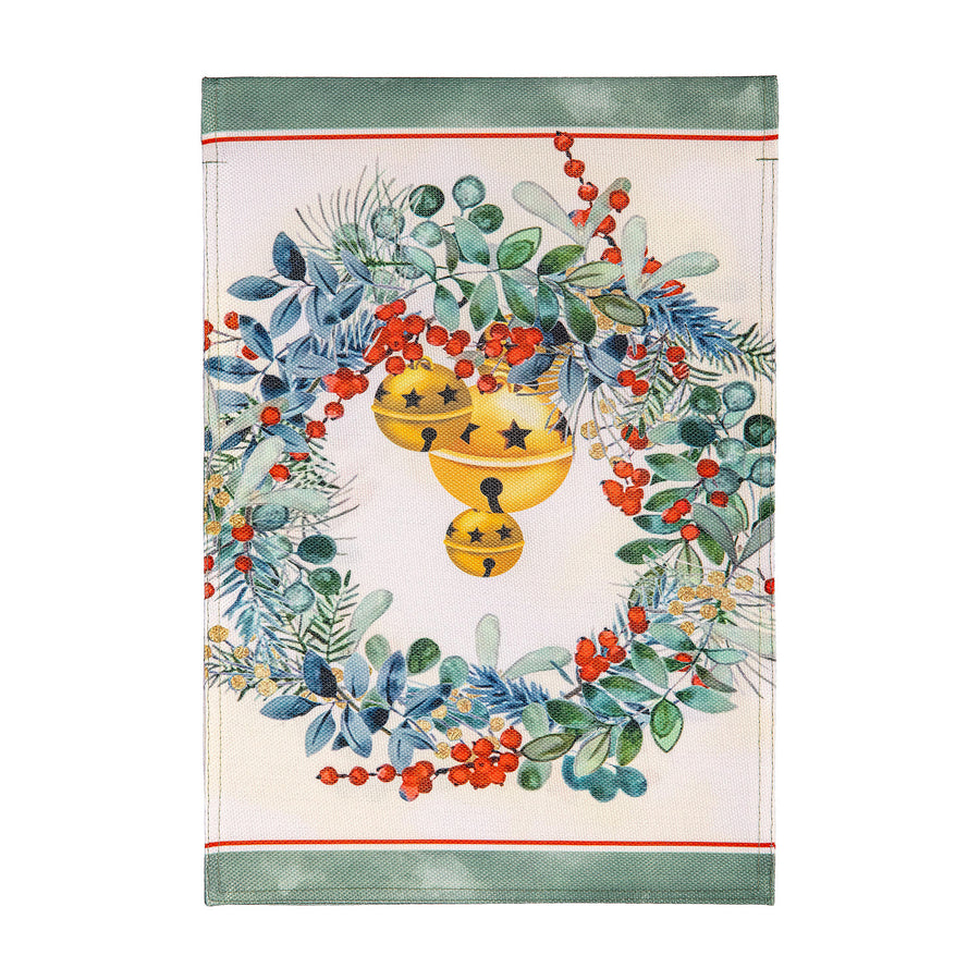 Festive Foliage VivaStyle Burlap Garden Flag