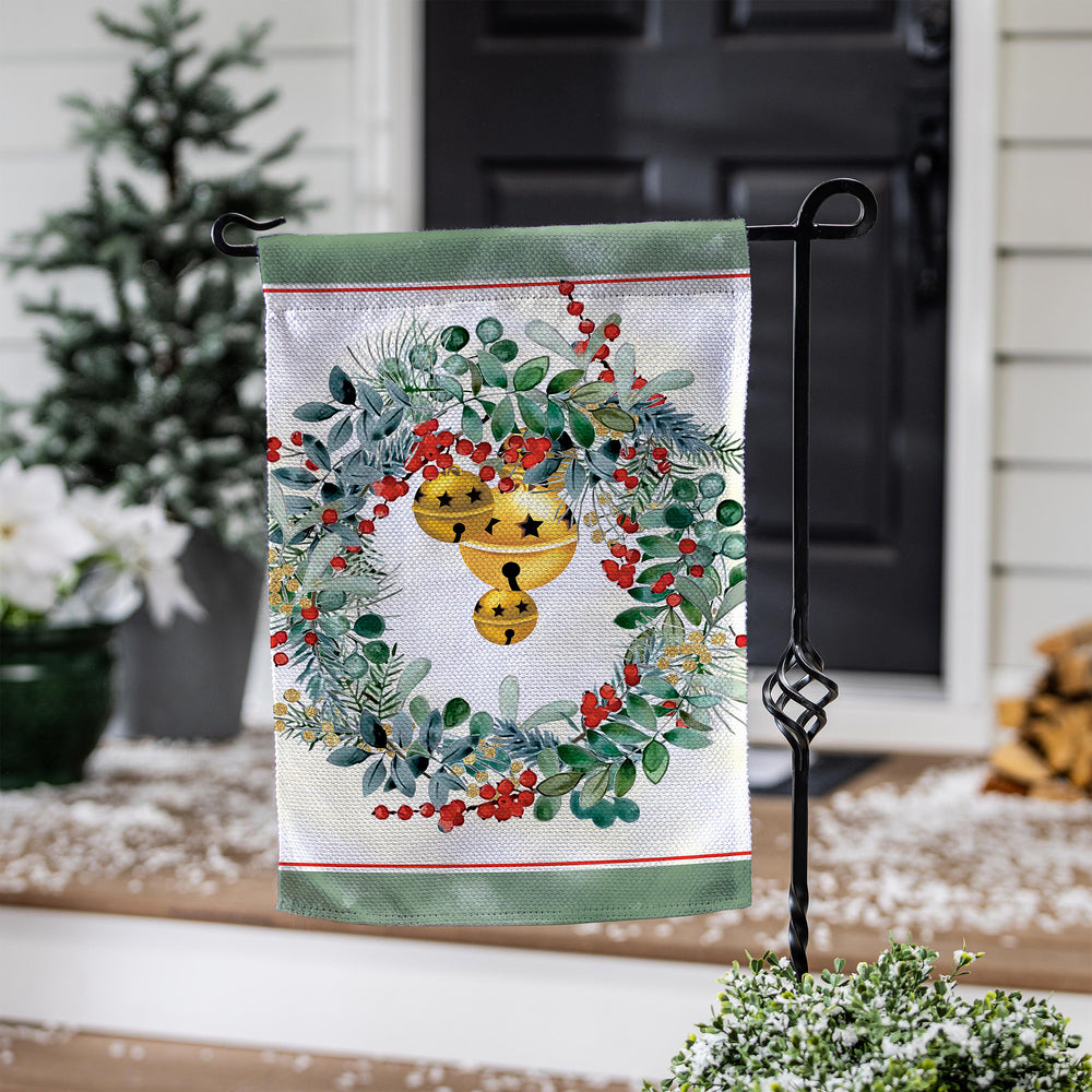 Festive Foliage VivaStyle Burlap Garden Flag
