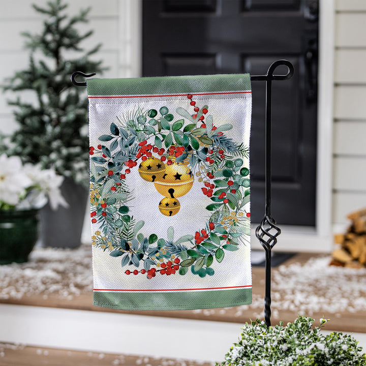 Festive Foliage VivaStyle Burlap Garden Flag