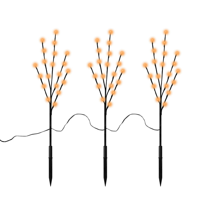 Spooky Twig Branch 3-Pack Orange