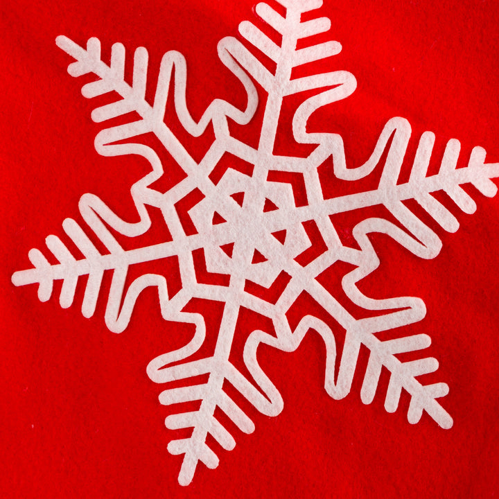Pom Pom Snowflake Tree Skirt