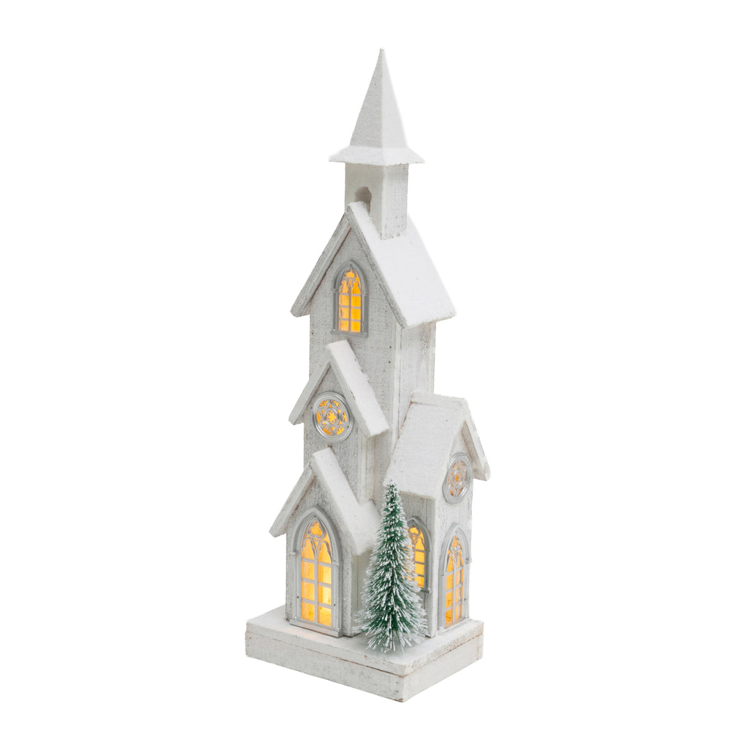 Lighted Wood Holiday House