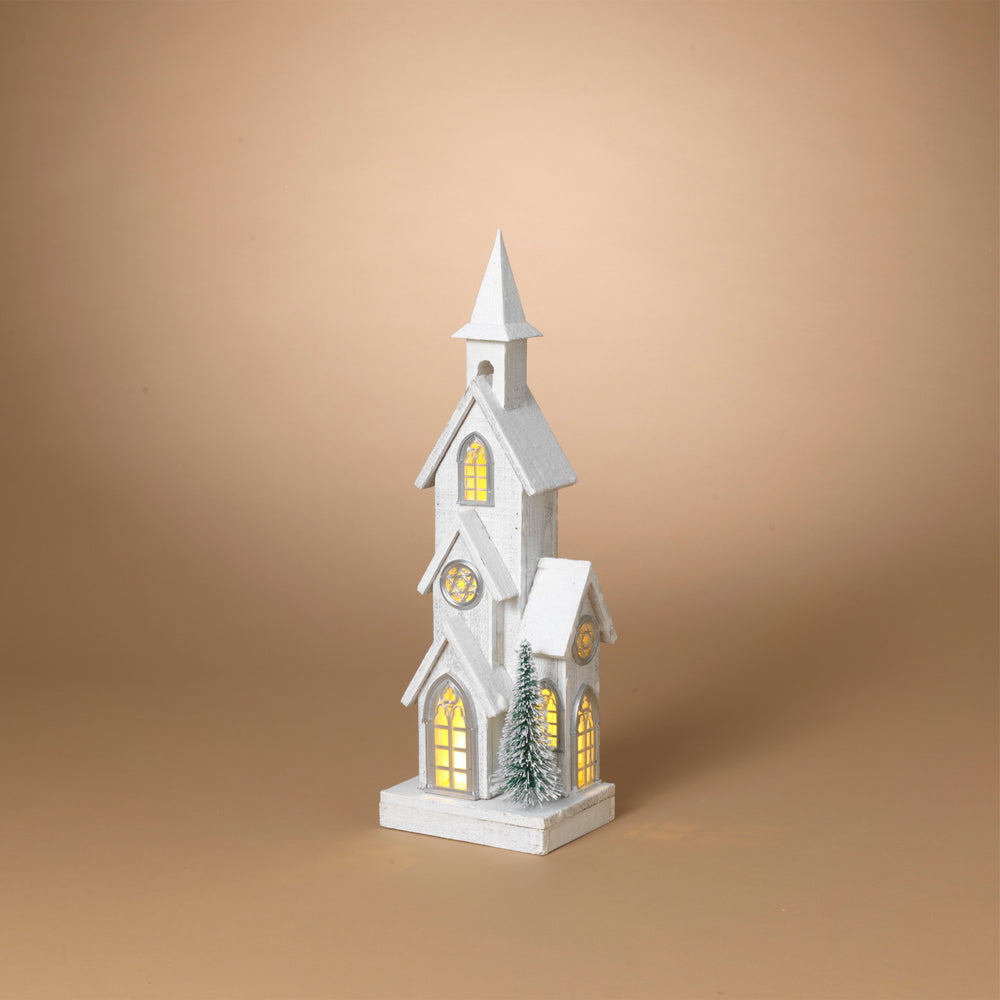 Lighted Wood Holiday House