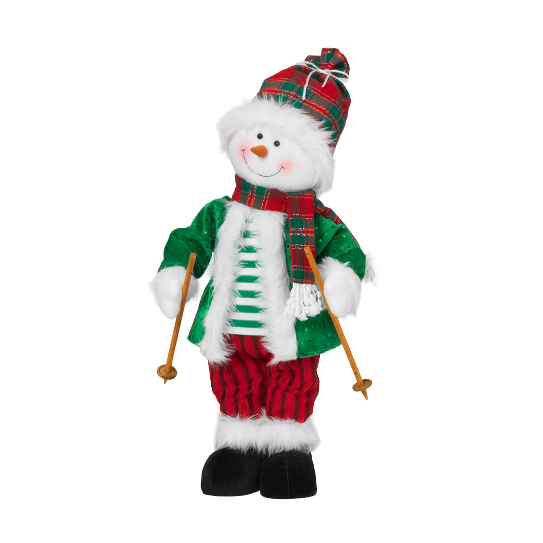 Animated Skiing Snowman