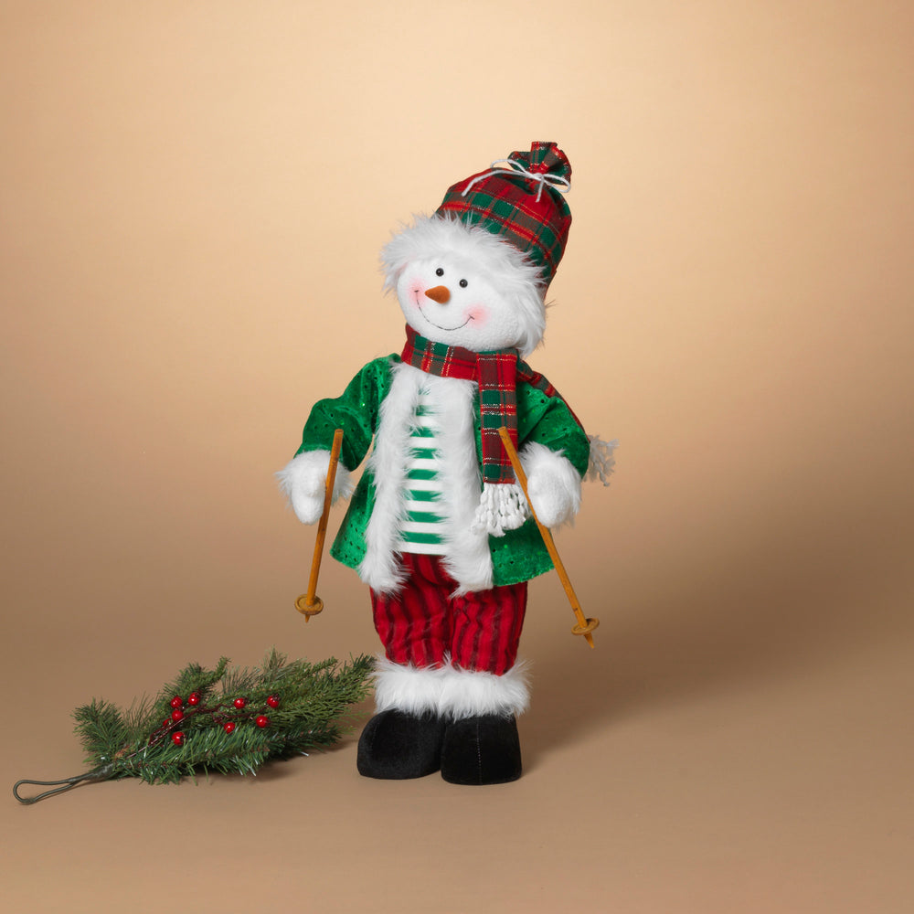 Animated Skiing Snowman