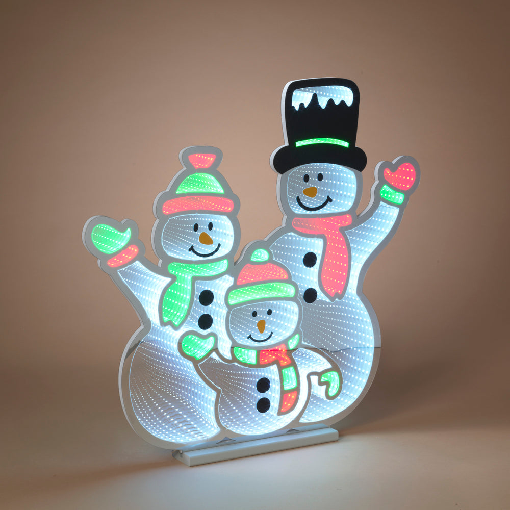 Infinity Light Snowman Family