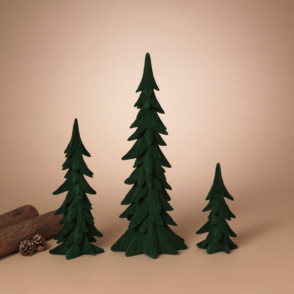 Resin Flocked Holiday Tree