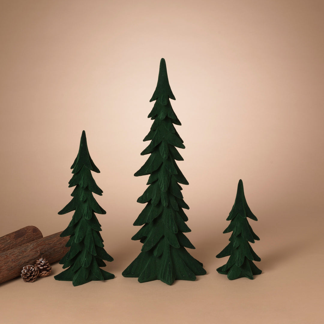 Resin Flocked Holiday Tree