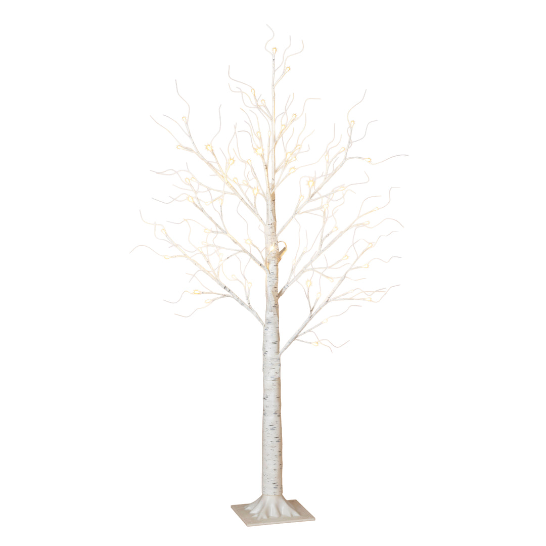 Electric Lighted Birch Tree 4 Feet