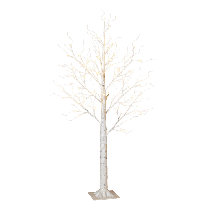 Electric Lighted Birch Tree 4 Feet
