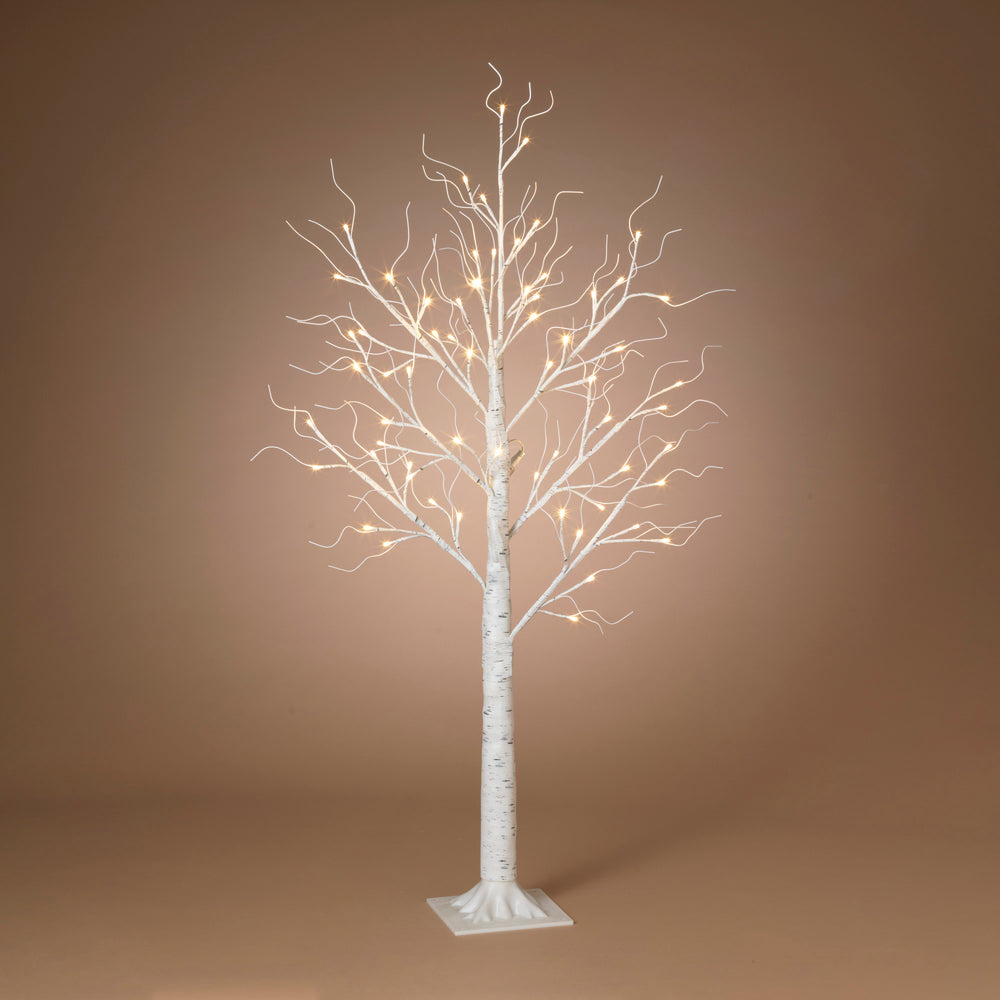 Electric Lighted Birch Tree
