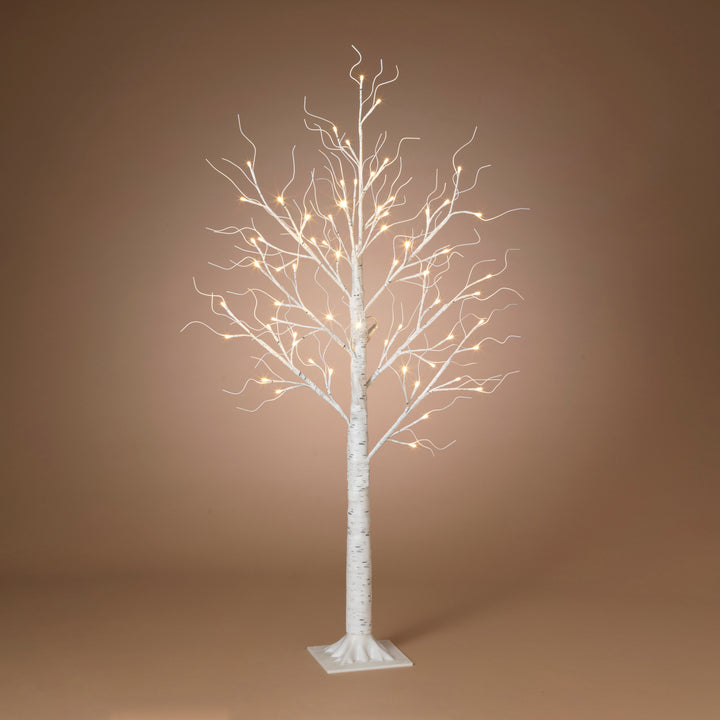 Electric Lighted Birch Tree