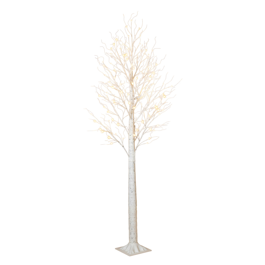 Electric Lighted Birch Tree 6 Feet