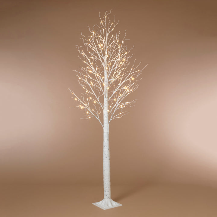 Electric Lighted Birch Tree