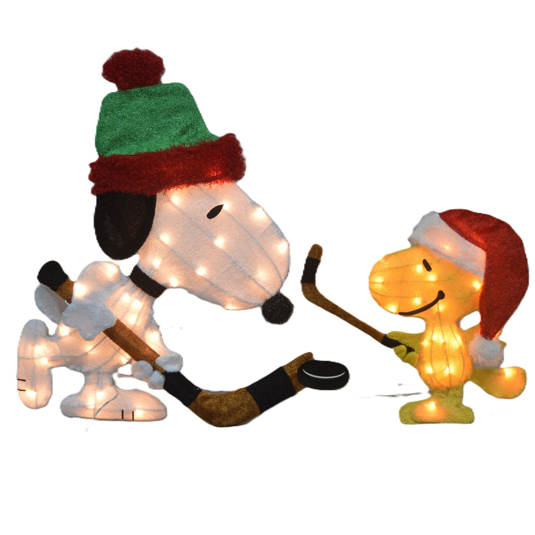 Snoopy and Woodstock 2-Piece Hockey Set